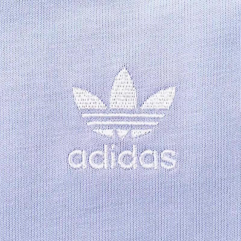 Adidas Originals Round Neck Comfortable Casual T-Shirt With Raglan Sleeves Women Tops Purple JC8706