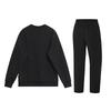 Li Ning Loose Fit Outdoor Running Sweatshirt Set Unisex Sweatshirt Black AWDUH59-E47