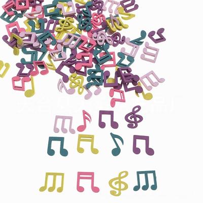 100PCS Musical Note Wood Slices Craft Wooden Cutouts for Boys and Girls DIY Projects Fun Creative Materials for Arts and Crafts