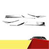 1 set Krom Bakre Bakljuslock Dekorlist Bakljuslock Ögonlock Ögonbryn Formningslist Silver För Honda HRV HR-V Vezel --M53K