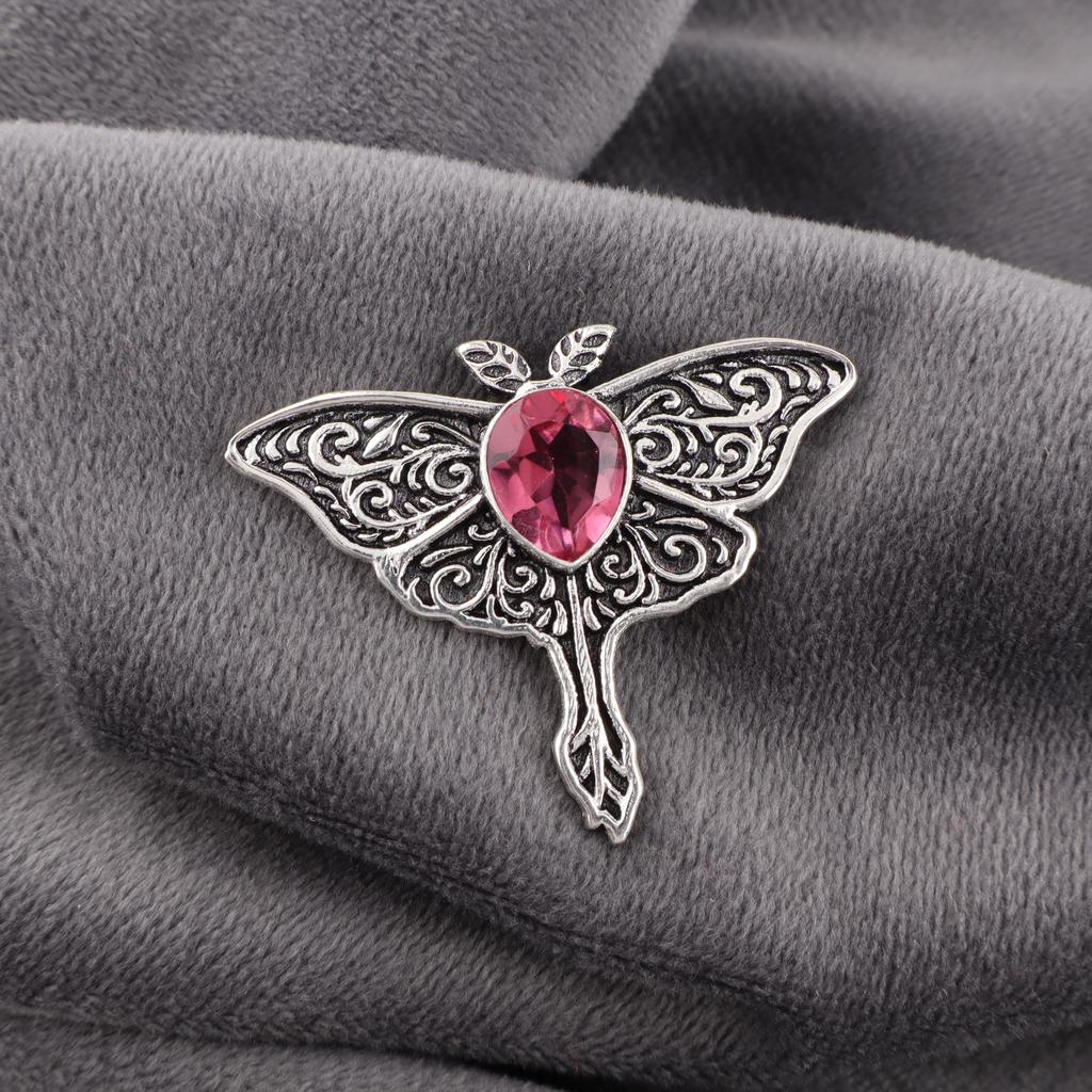 Pink Tourmaline Jewelry, 925 Solid Sterling Silver Gemstone Pendant, Handmade Jewelry, For Memorial Day