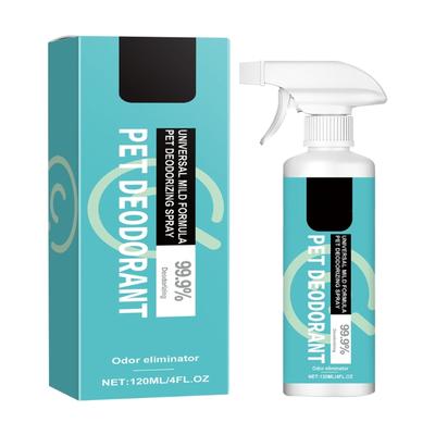 120ml Dog and Cats Deodorants With Natural Plant Dog Supplies Pet Odour Removers Freshness Supplies