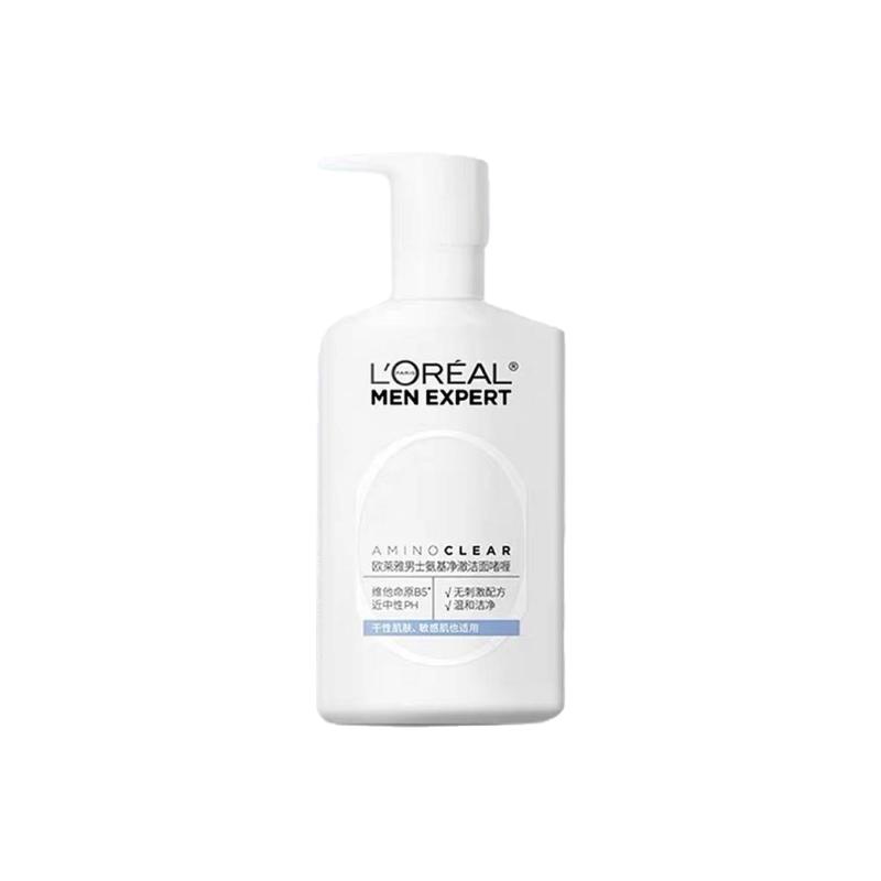 Loreal Paris s Pure Gel Cleans, Soothes, Firms, Removes Blackheads, Moisturizes and LOreal Men Charcoal Cleansing Oil Amino Acid Cleansing Gel-185ml