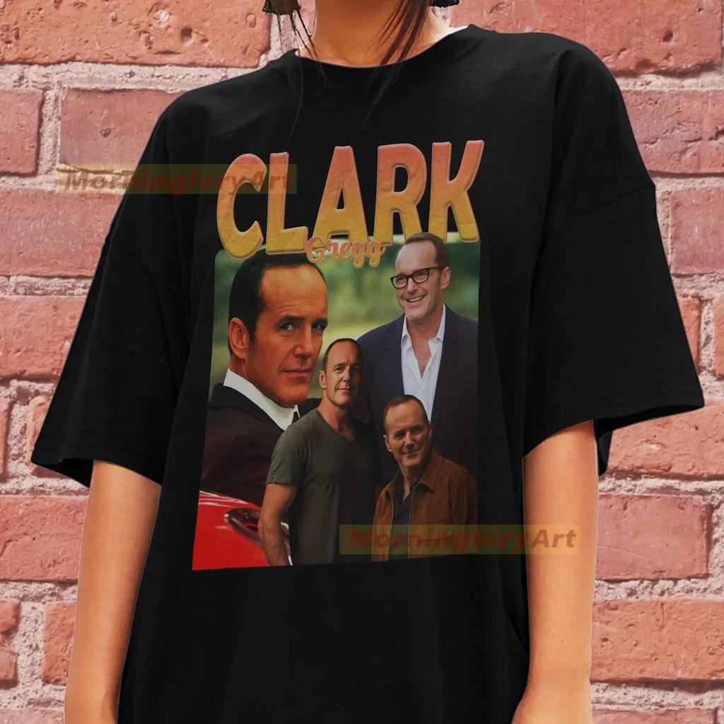 Clark Gregg T shirT SweaT Sweater Cotton Clothing vintage Washed fashion Comfortable Stretched Unisex Stylish