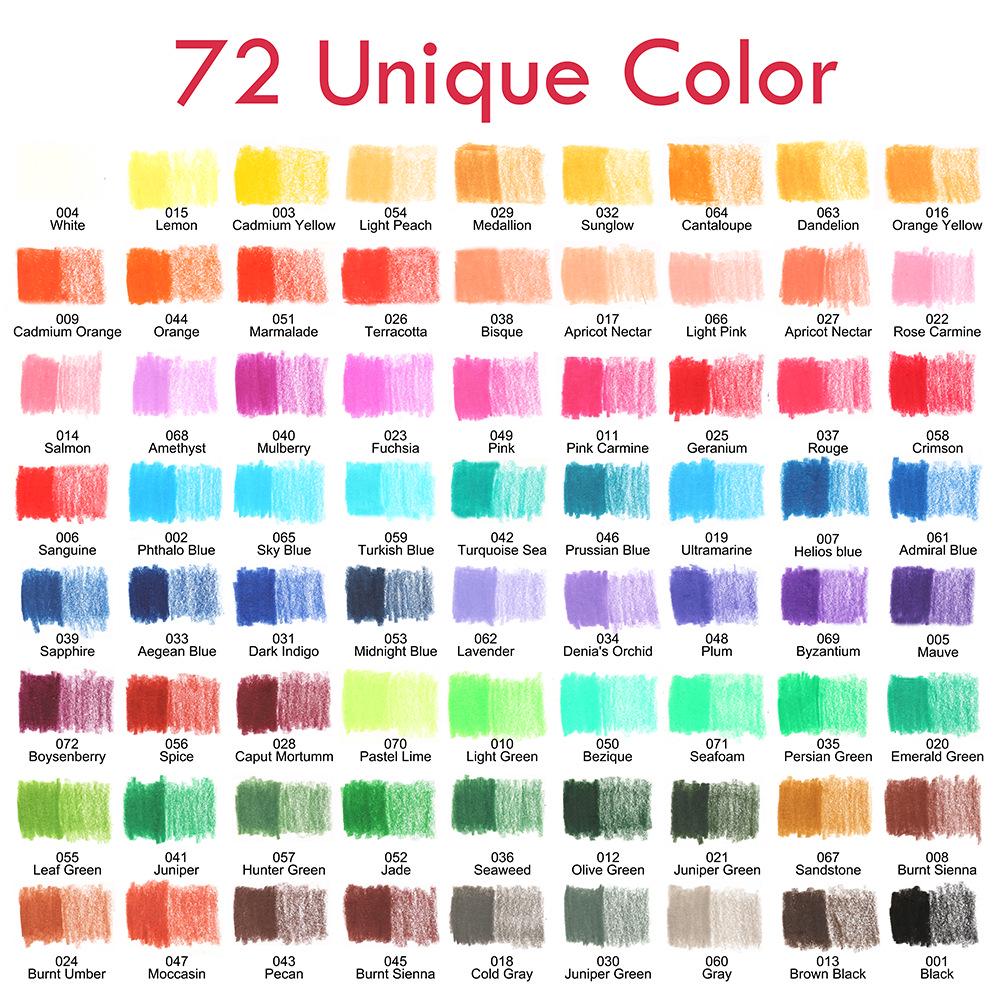 95-Piece Oil-Based Colored Pencil Set for Sketching and Drawing