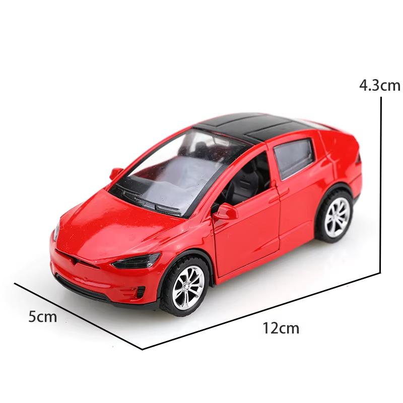 (Bagged) 1:36 MODEL X Sedan, Alloy Simulation Car, Simulation Children's Alloy Toy Car, Toy Model, Car Ornament, Boy's Toy Birthday Gift.