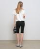 GENERALIDEA Cap Sleeve Shirred T-Shirt [Ivory] / Gf2Lts512