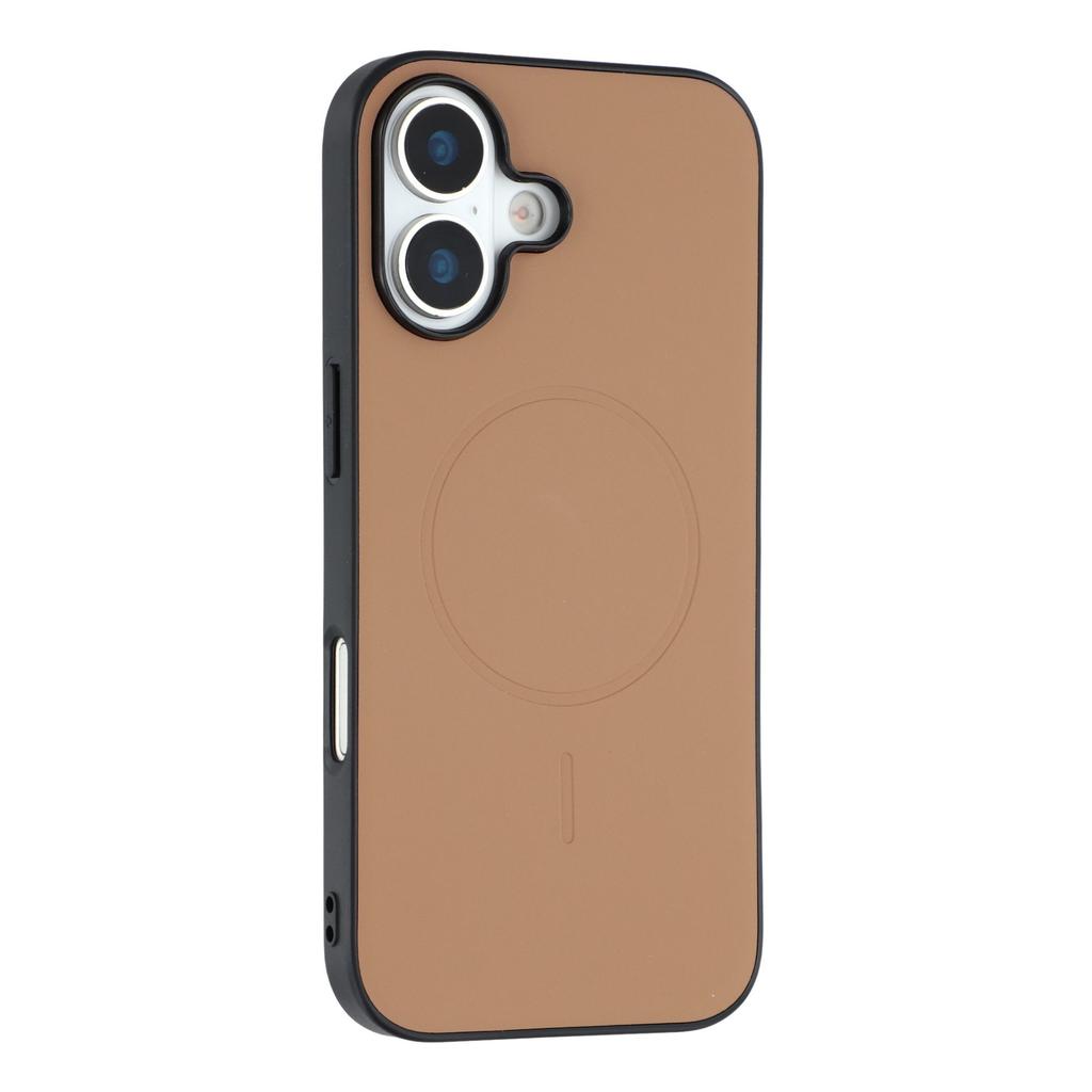 XX-LEVEL For iPhone 17 Case Compatible with MagSafe PC+TPU+PU Phone Back Cover