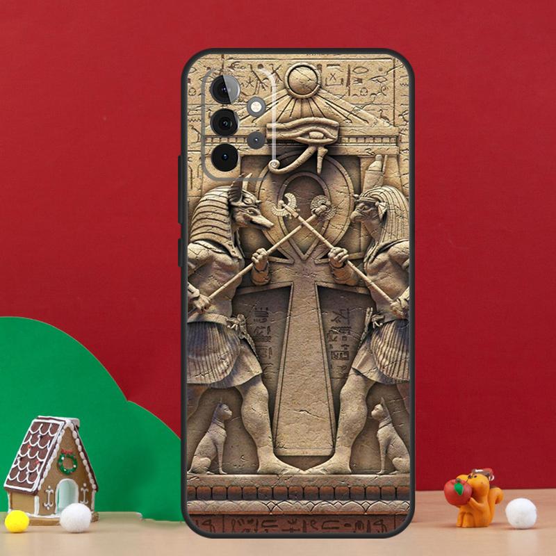Egypt Pharaoh Mural Case For Samsung Galaxy A17 A06 A16 A56 A36 A54 A34 A14 A52 A32 A13 A23 A33 A53 A15 A35 A55