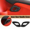Für Dodge Challenger 2011+ Innentürgriff ABDECKUNG Zierleiste Dekorrahmen Kohlefaser