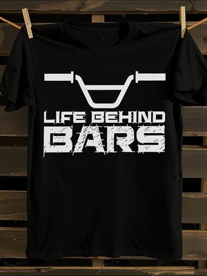 Life Behind Bars BMX Racing Graphic Tshirt