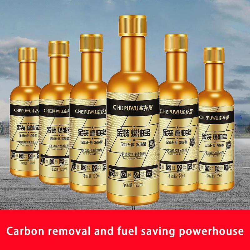120ml Drivstoff Bensin Injektor Bil Drivstoff System Rengjøring Bensin Diesel Gass Olje Tilsetningsstoff Gjenoppretting Sparer Drivstoff Klart karbonavsetning