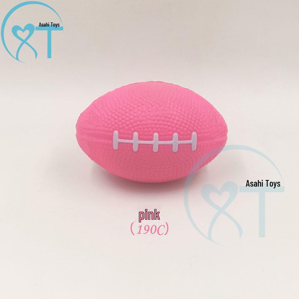 

9 см Мяч для снятия стресса из ПУ пены для регби с печатью логотипа