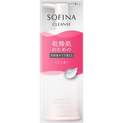 Kao Sofina Sofina Essence Removedor de maquiagem para pele seca [Gel] 155g Removedores de maquiagem (Géis) Sofina Face Wash Aplique na maquiagem e enxágue bem. (Para fazer os olhos