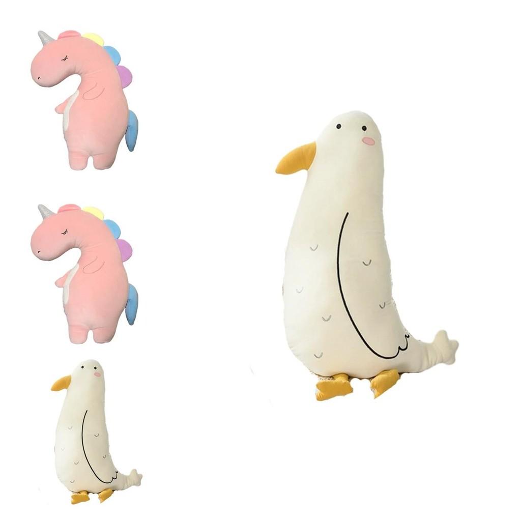 Cute Forest Animal Cartoon Pillow Unicorn And Dinosaur Soft And Cuddly 75cm