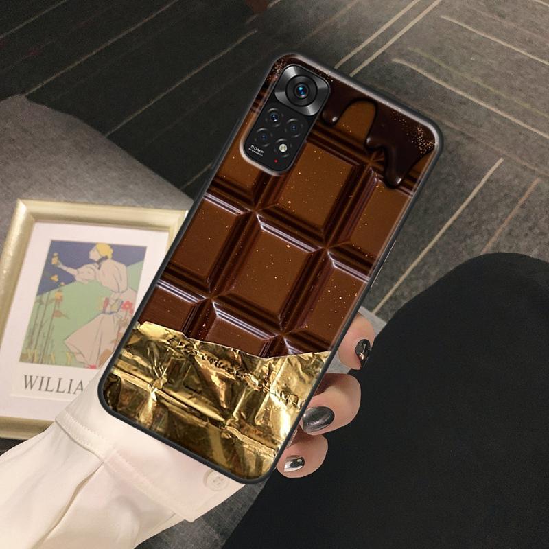Chocolate Bar Case For Redmi Note 12 Pro 8 9 10 11 Pro Note 12S 11S 10S 9S 8T Redmi 12C 10C 10A 9C Cover