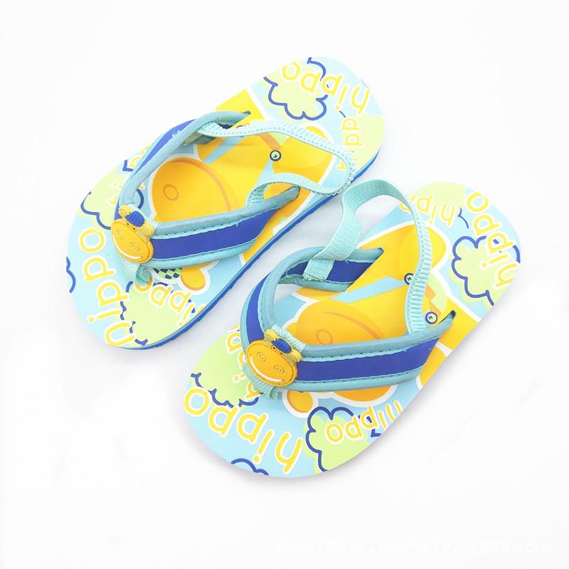 

Cartoon Anti-slip Boys and Girls Beach Shoes and Slippers 23 синий