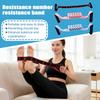 With Numbered Loops and Non Slip Handles for Strength Training Physical Home Gym Exercise Stretching