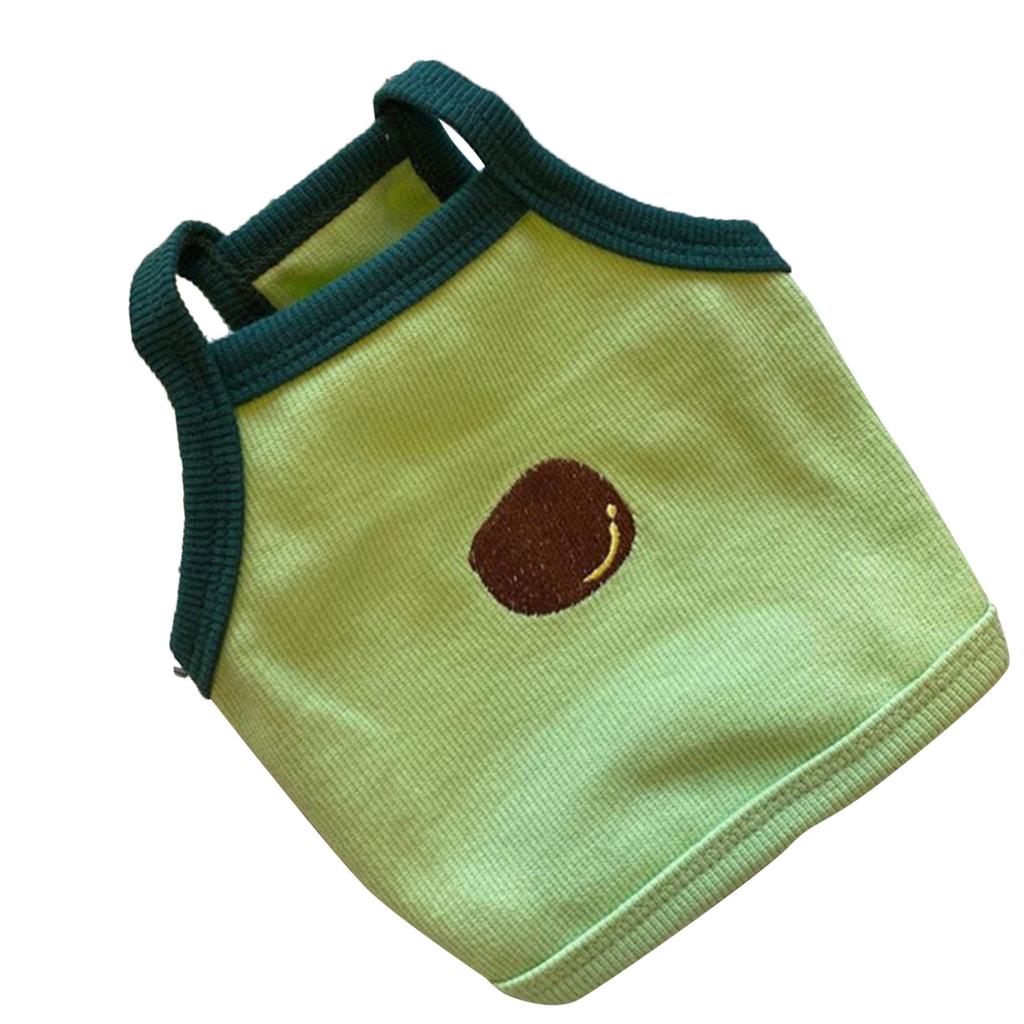 Dog Pet Clothes Cute Pattern Warm Comfortable Fashionable Cat Apparel for Autumn Winter Green S