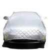 Car Half Cover: Sunshade, Snow & Frost Protection, Anti-freeze, Rainproof, Heat Insulation with Fleece Cotton