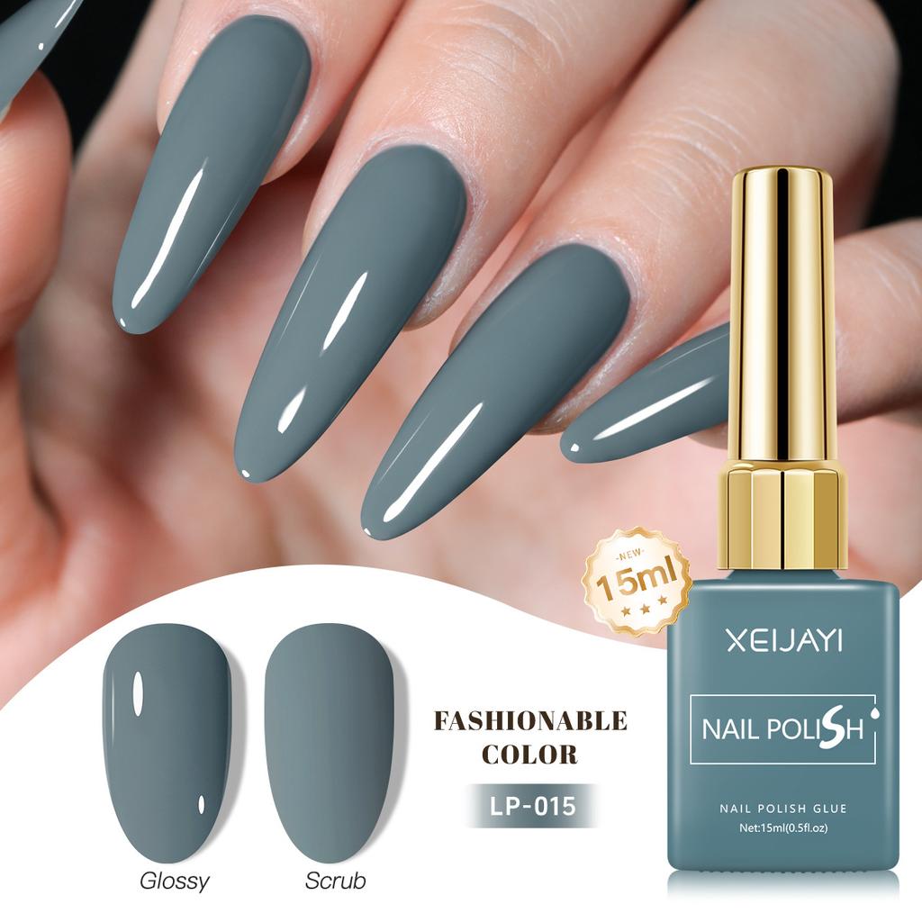 15ml Salon Professional UV Gel Nail Polish Hypoallergenic Soak Off Salon Home Use Lamp Needed