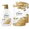 Dove Körperseife Sheabutter Vanille (Duschgel) 470g + Nachfüllpackung 330g x 2 Stück