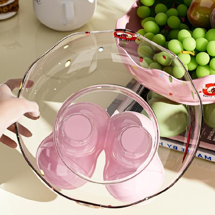 Snacks Bowl Christmas Decoration Large Capacity Dessert Dish for Party Use Home Decoration Kitchen Tableware