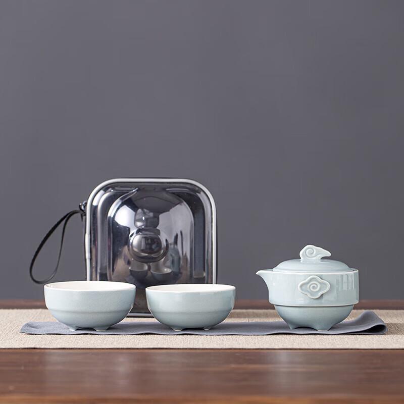 

Wushiyuan Auspicious Cloud Ceramic Quick Tea Set