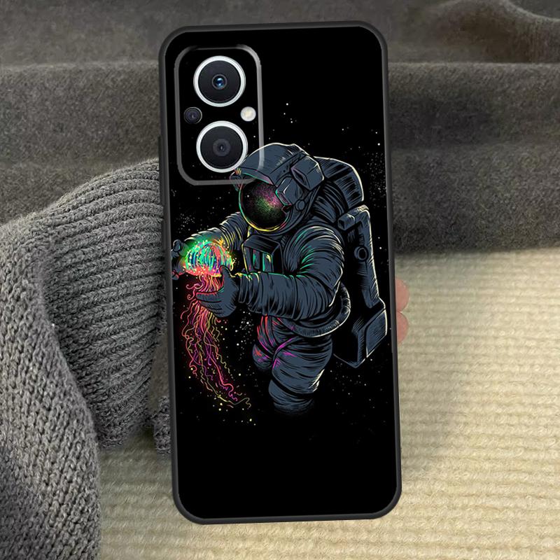 Space Astronaut Cover For OPPO Reno 8T 8 Lite 14F 13F 12 F 11 F 14 13 10 Pro OPPO Find X8 X6 X5 X9 Pro Case