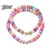 Child-friendly Jewelry Sister Friendship Bracelet Adjustable Beaded Bohemian Colorful Polymer