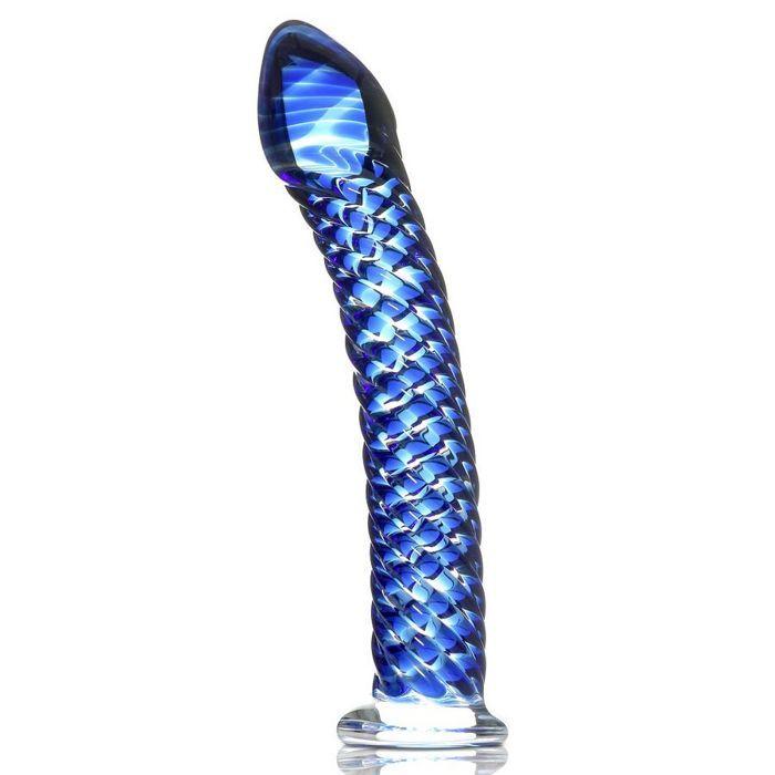 Massager - Pipedream - Icicles 29 - Verre soufflé - Bleu - Prostate