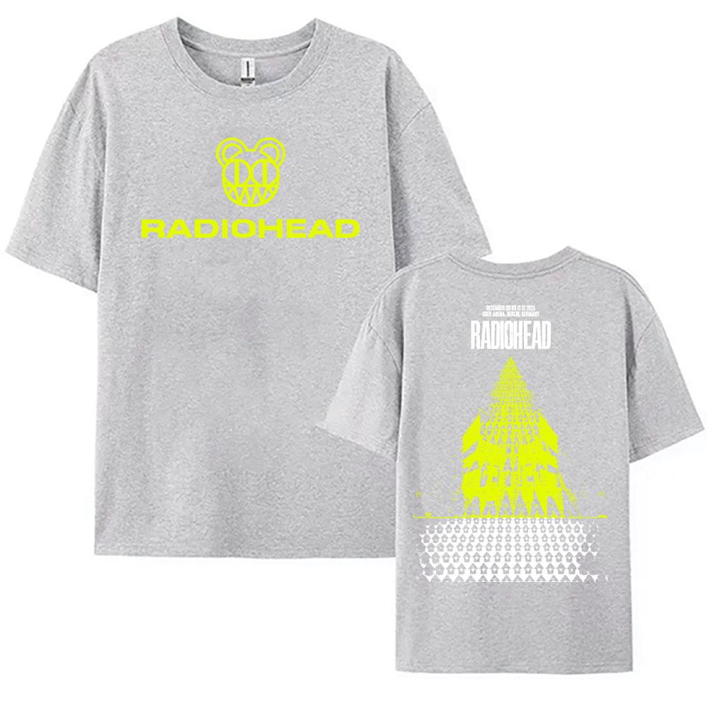 Radiohead Tour 2026 December Tshirts Hop Hop Unisex Streetwear Men Women Casual Loose T-shirt Fashion Cotton Female Clothing Tees