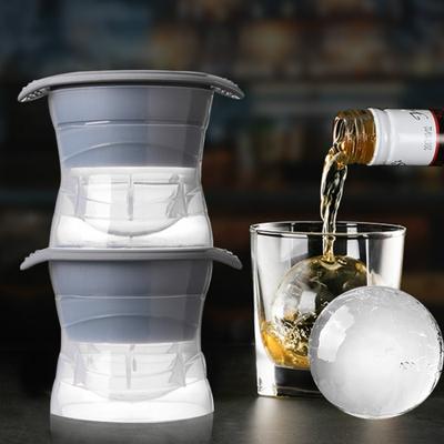 Große Größe Ice Ball Mold Runde Ice Cube Maker Silikon Eis Form Whisky Eis Tablett