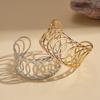 Metal hollow circle open bracelet fashion geometric bracelet temperament jewelry