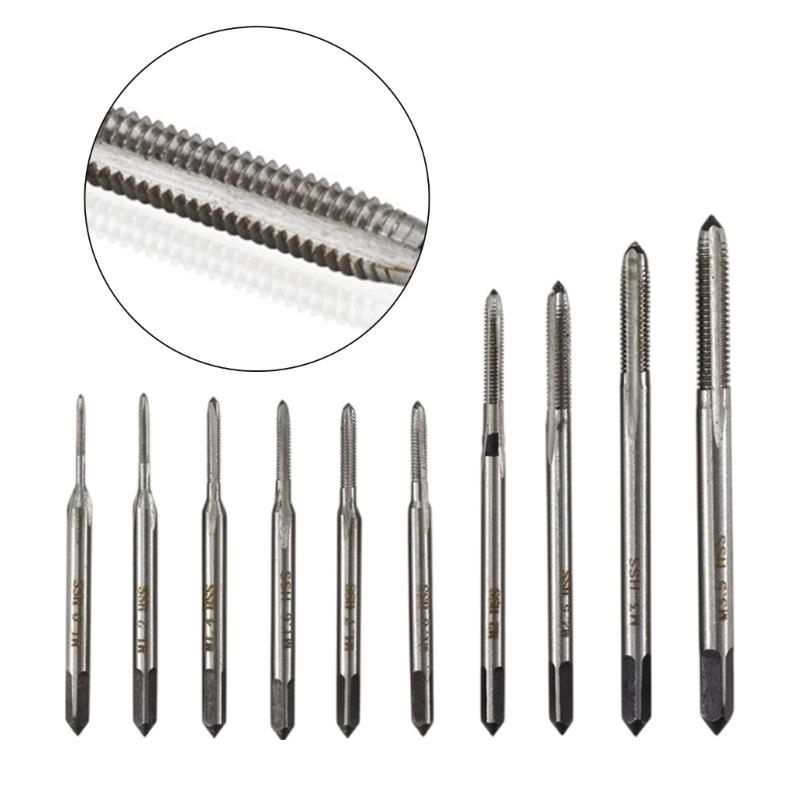 Straight Flute Machine Tap Set For Various Thread Cutting In Various Materials Offering Stability Efficient Performances