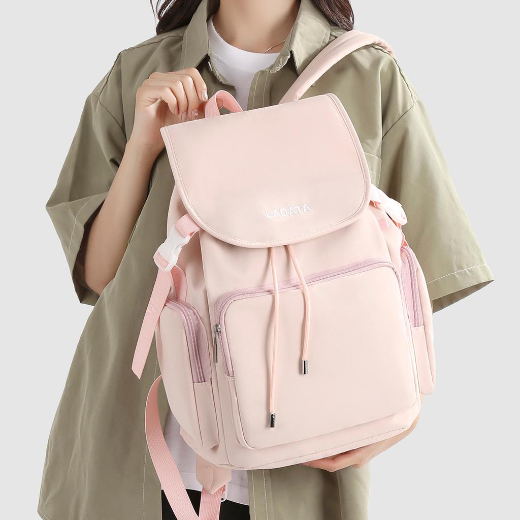 Korean version ins wind college backpack women's niche lightweight nylon backpack women's fashion travel outdoor sports backpack