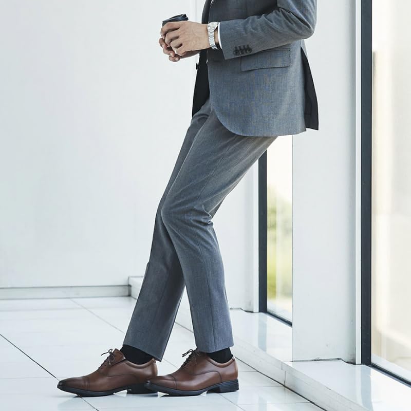 [Texcy Luxe] Business-Schuhe, Sneakers aus echtem Leder, TU-7010, Herren, Braun, 26,5 cm, 3E