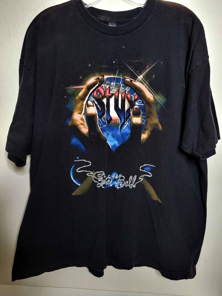 Tommy Shaw Styx Crystal Ball T-shirt Cotton For men Women Unisex T-Shirt XXXXL