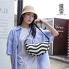 New Women's Bag Versatile Fashion Design Printed Dumpling Bag Shoulder Bag Ultra-light Dumpling Bag Leisure Bag Women's Satchel