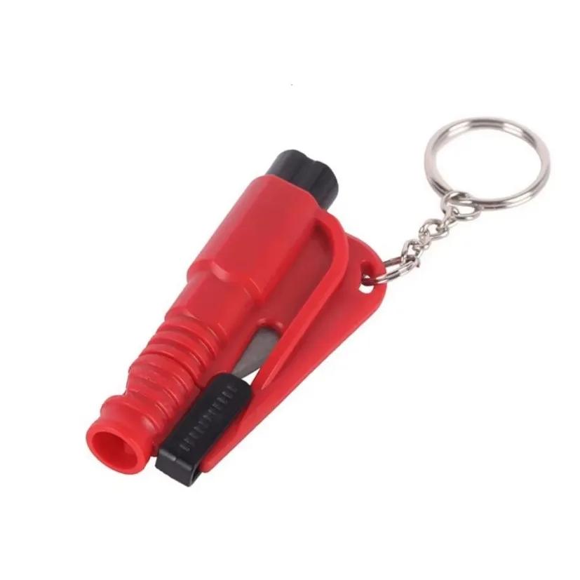 Mini Safety Hammer Keychain Escape Car Life-saving Escape Hammer Window Broken Emergency Glass Breaker For Car Buses Trucks