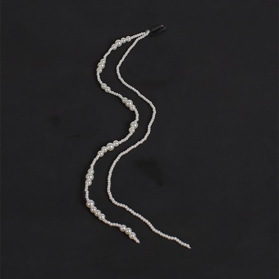 Korean  Elegant Pearl Braided Hairpin for Women Modeling Tool Headband for Banquet Party Hair Ornaments Wedding Hair Jewelry