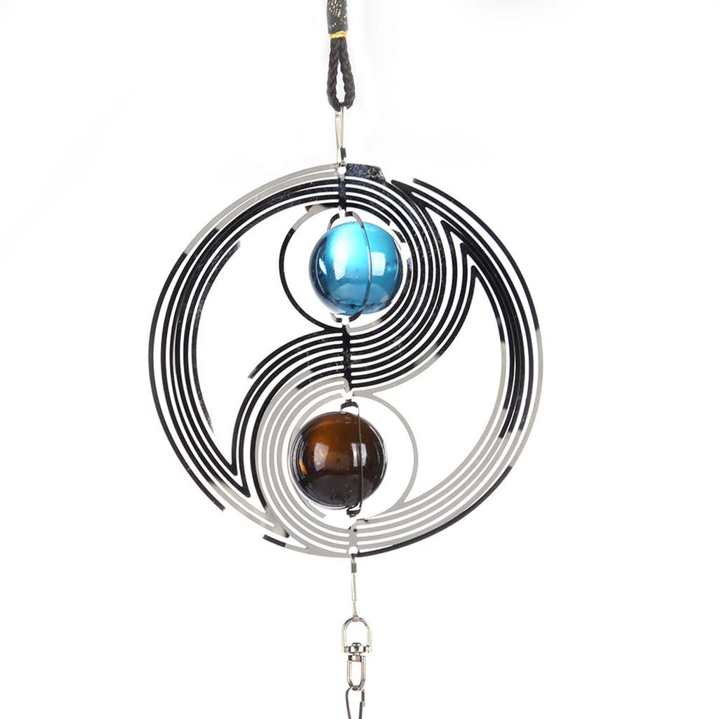 Wind Chimes Rotating Window Hanging Decor Wind Bell Home Ornament Yard Decor