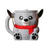 Yousheng Polar Bear Ice Cream Holder with Hidden Snack Drawer Ice Cream Cup Sleeve for 16oz Pint & Beer Can Cute Cute Ice Cream Accessory