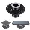 2 Inches Shower Drain Flange Drain Base For Linear Square Drain Installation US Floor Drain Connector Flange Home Improvement
