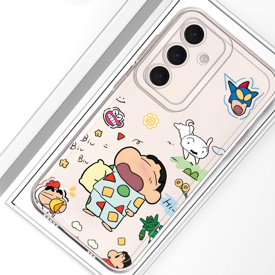 Case for Samsung Galaxy A55 A23 A33 A52 A52 A31 A26 A24 A36 A13 A54 A15 A34 A35 A56 A50 A25 A51 A16 Phone Cute Crayon Shinchan