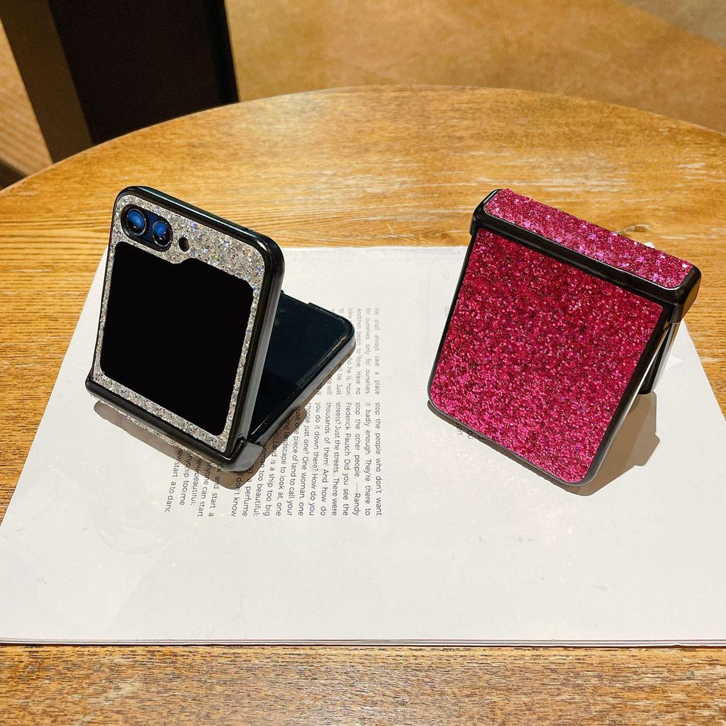 Husă de lux cu sclipici mat pentru Samsung Z Flip7: Protecție cu acoperire completă pentru ZFlip6