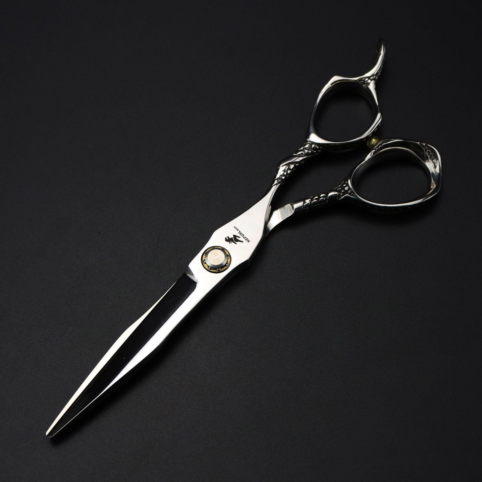 6.0 Dragon Handle Hairdressing Scissors Set - Straight & Thinning Shears