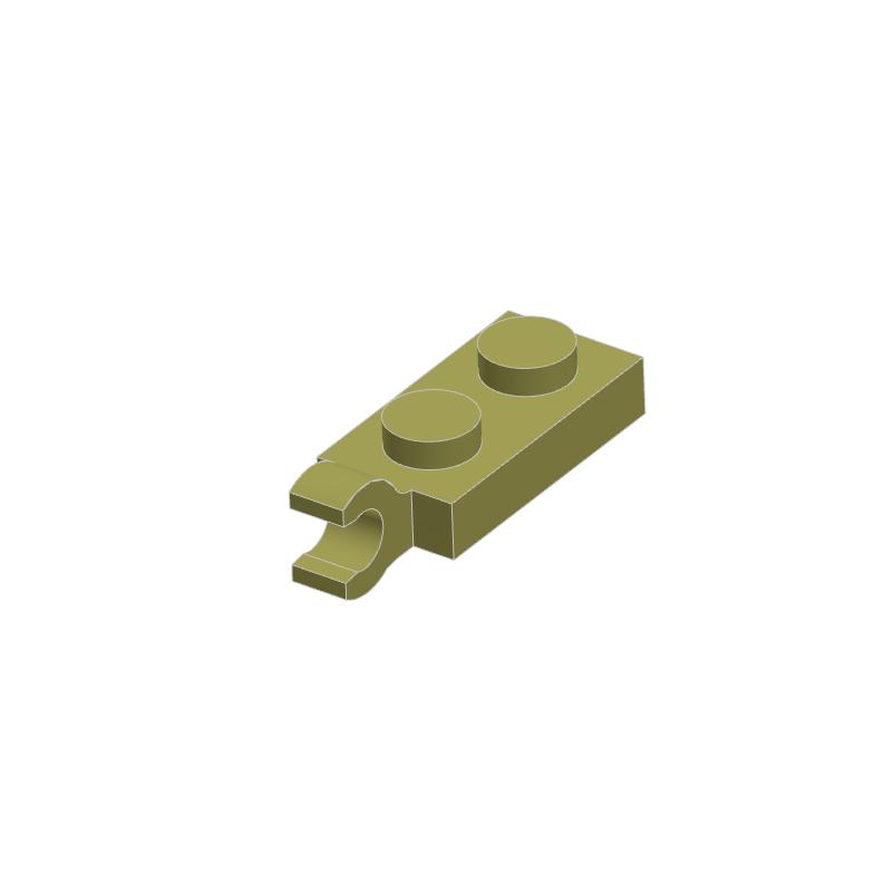 10PCS 63868 42923 Plate Special 1x2 featuring Handles Thin Block Moc Colour Accessories Works With featuring Brick DO IT YOURSELF Children's Toy