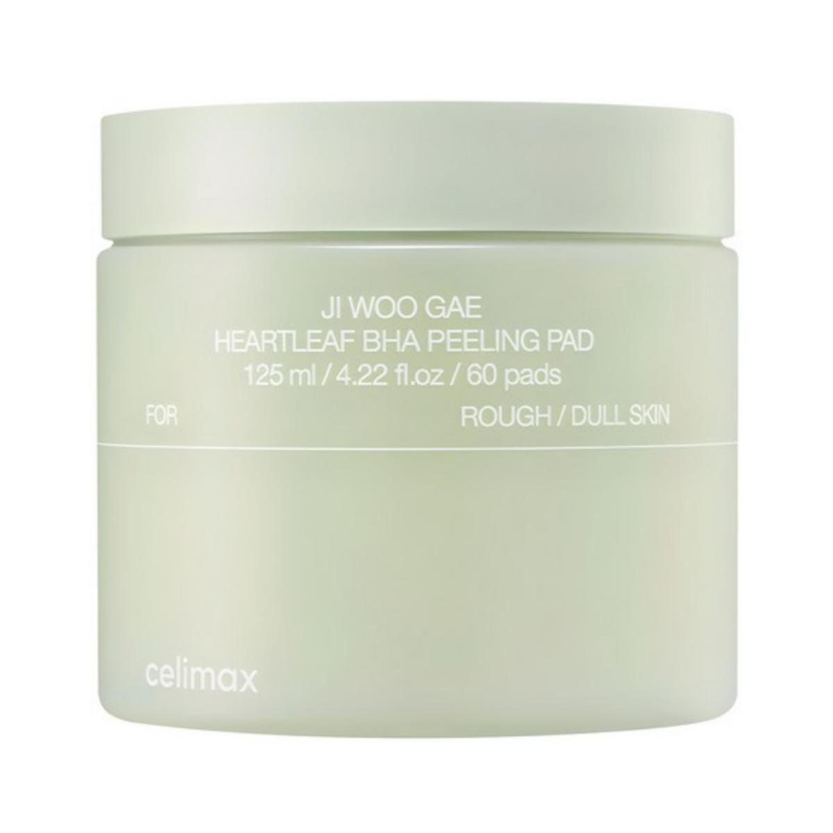 

CELIMAX Ji Woo Gae Пилинг-пэды с БХА и экстрактом хауттюйнии сердцелистной 125 мл 60 шт. 1PCS