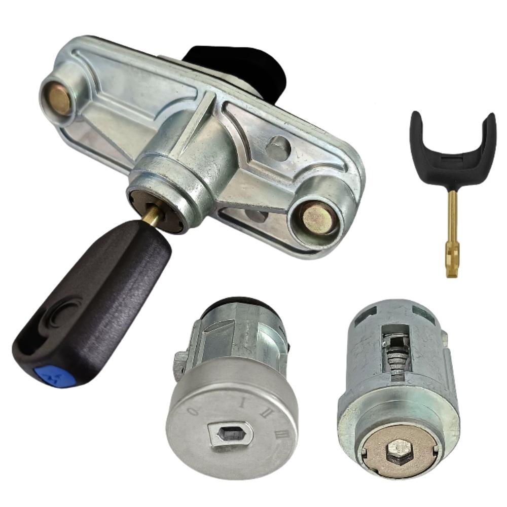 Car Lock Set Ignition Switch Door Lock Trunk Lock LK1S71F22050AA For Ford Mondeo 2001-2007